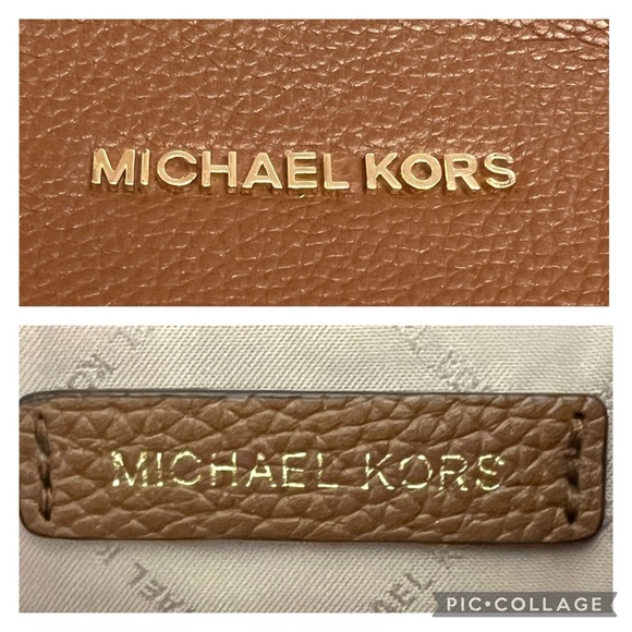 MICHAEL KORS Leighton Large Shoulder Tote brown - Picture 9 of 16